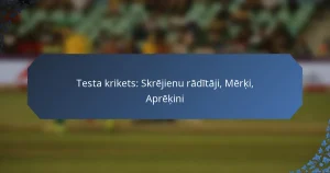 Testa krikets: Skrējienu rādītāji, Mērķi, Aprēķini