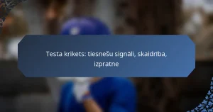 Testa krikets: tiesnešu signāli, skaidrība, izpratne
