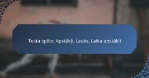 Testa spēle: Apstākļi, Lauks, Laika apstākļi