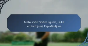 Testa spēle: Spēles ilgums, Laika ierobežojumi, Paplašinājumi