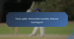 Testa spēle: Vēsturiskie rezultāti, Rekordi, Sasniegumi