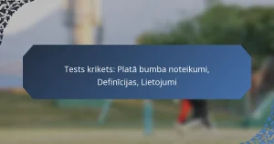 Tests krikets: Platā bumba noteikumi, Definīcijas, Lietojumi