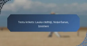 Testu krikets: Lauka rādītāji, Noķeršanas, Izsistieni